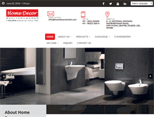 Tablet Screenshot of homedecorceramic.com
